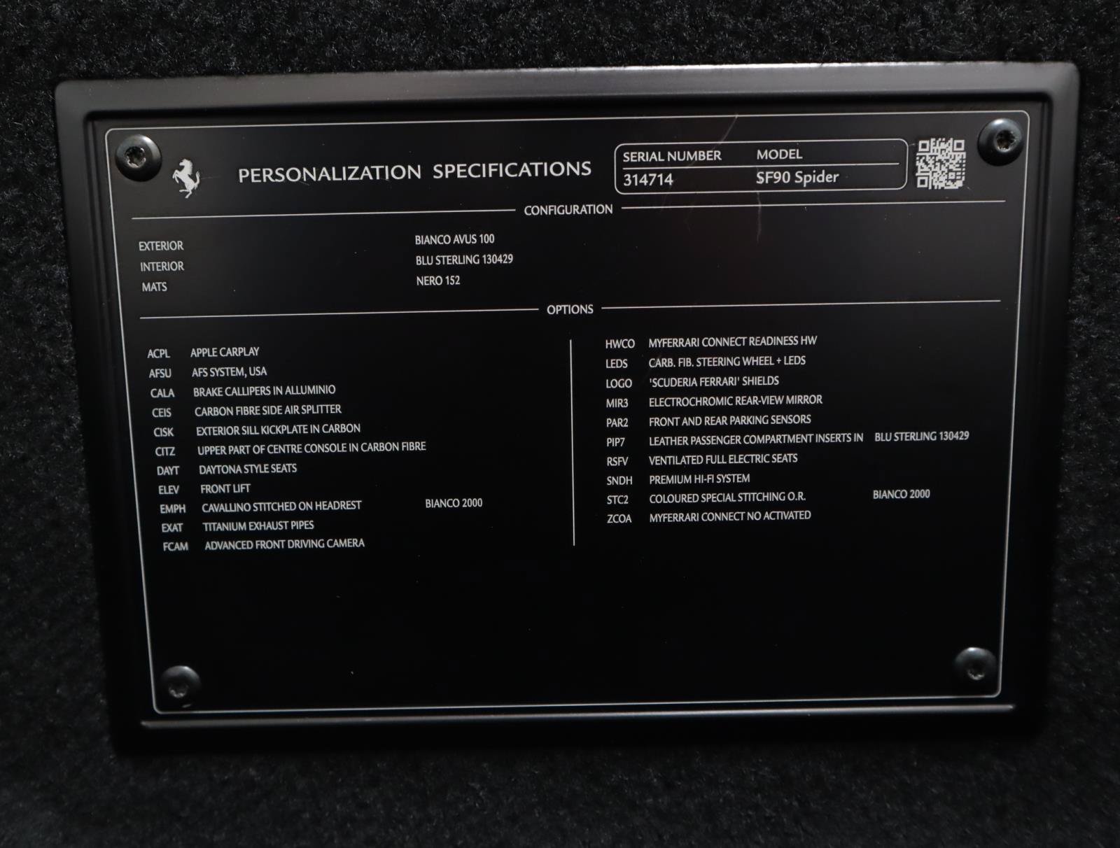Certified 2025 Ferrari SF90 Spider AWD/4WD image 15