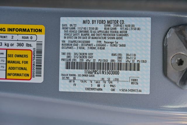 Used 2022 Ford Mustang Shelby GT500 w/ Carbon Fiber Track Pack image 52