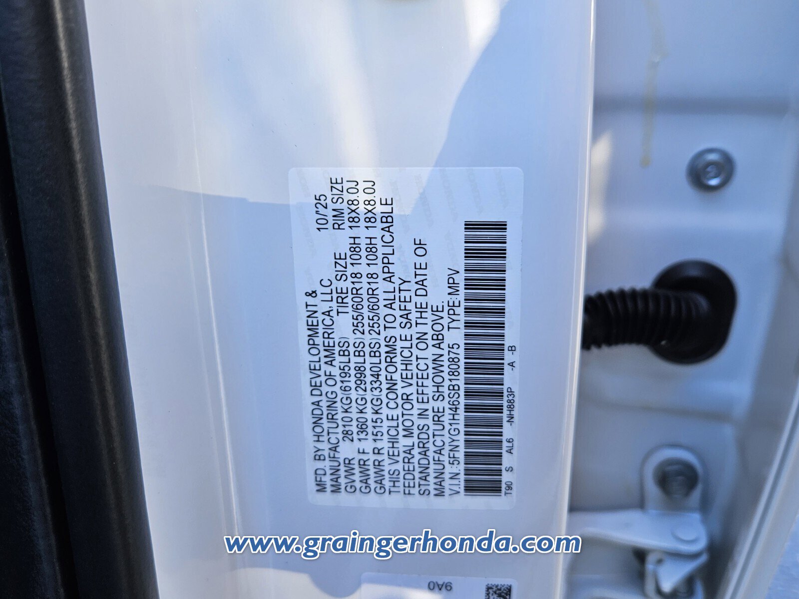 New 2025 Honda Pilot EX-L image 13