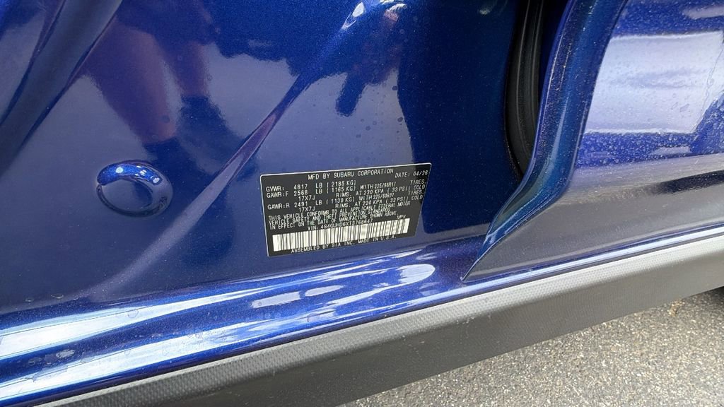 New 2026 Subaru Crosstrek 2.0i Premium AWD/4WD image 33