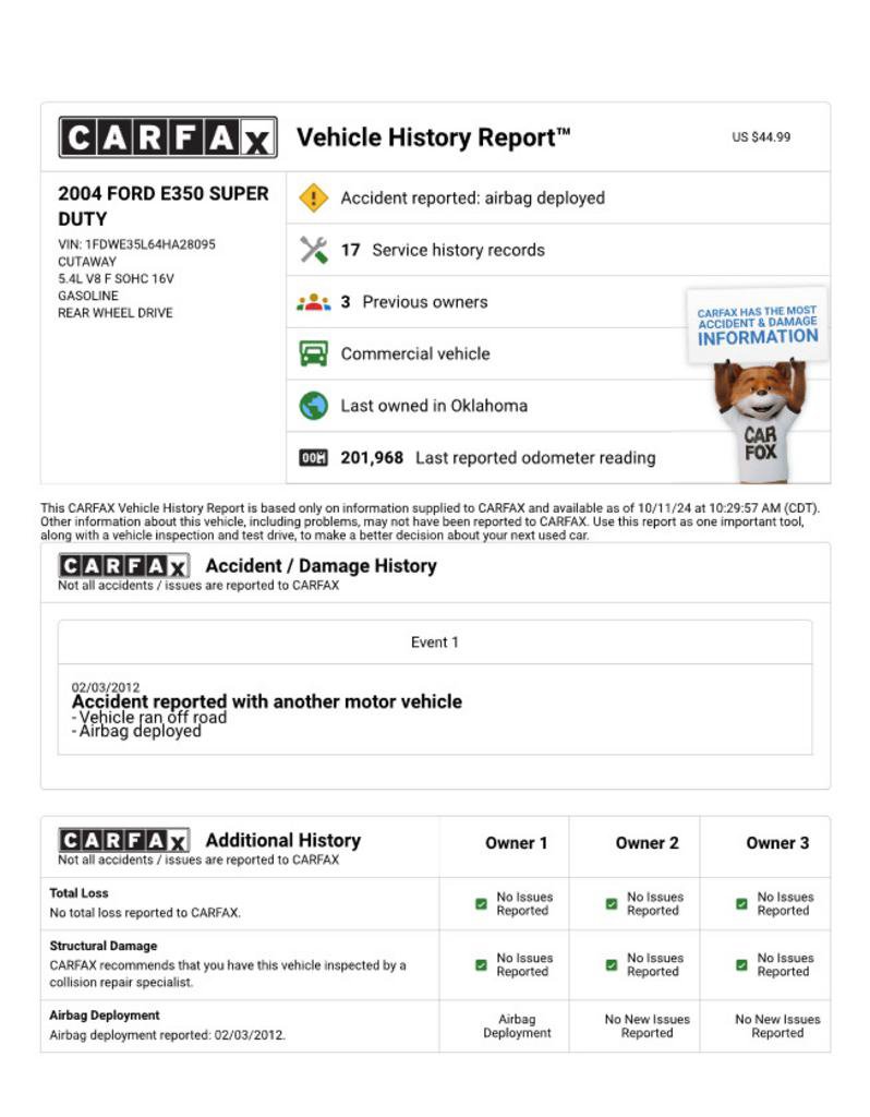 Used 2004 Ford E-350 and Econoline 350 Super Duty RWD image 2