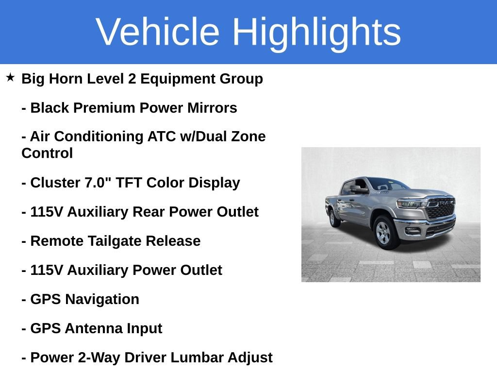 Used 2025 RAM 1500 Big Horn AWD/4WD image 4