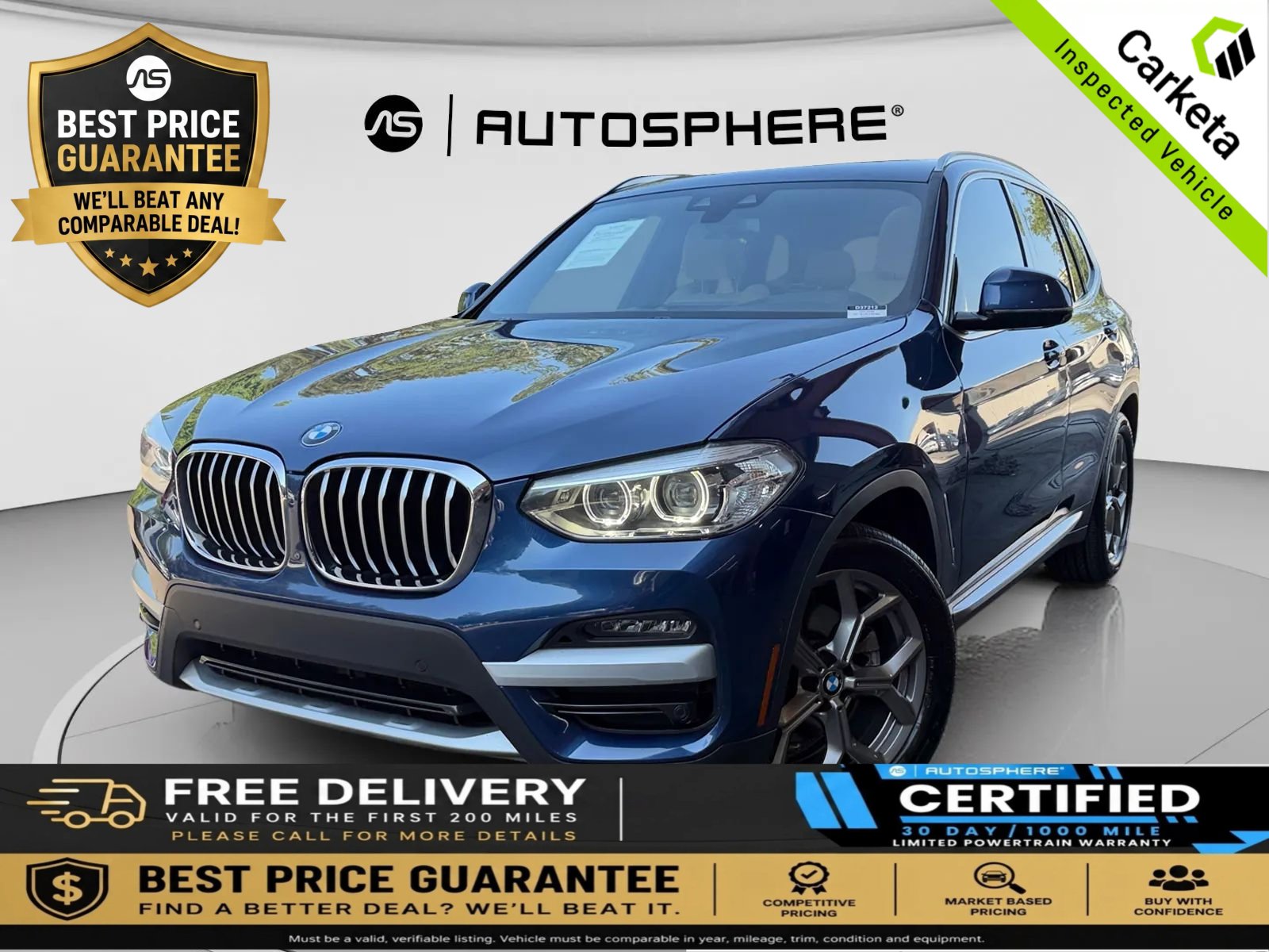 Used 2020 BMW X3 sDrive30i w/ Convenience Package