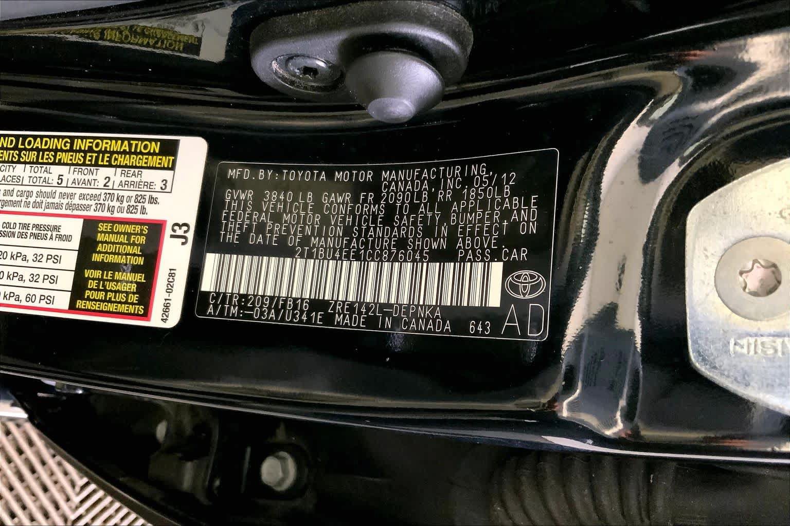 Used 2012 Toyota Corolla LE FWD image 33