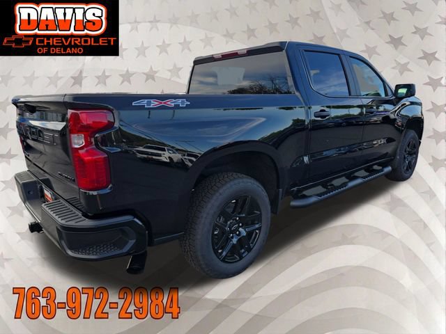 New 2026 Chevrolet Silverado 1500 Custom w/ Turbomax Blackout Package AWD/4WD image 7