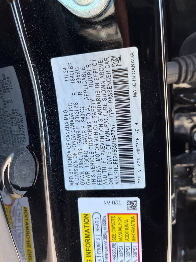 Used 2025 Honda Civic Sport image 9