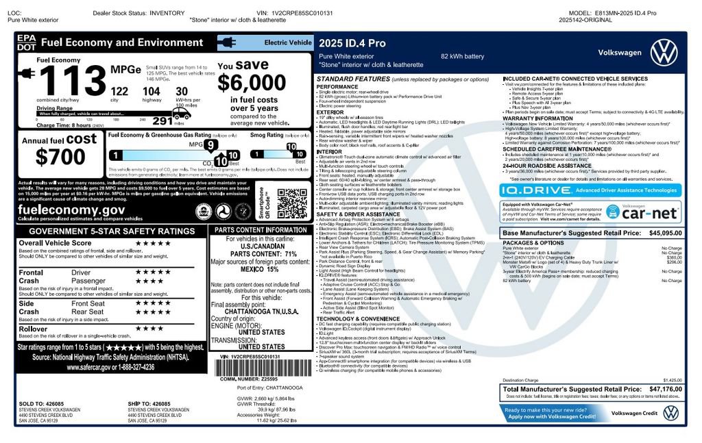 Used 2025 Volkswagen ID.4 Pro RWD image 3