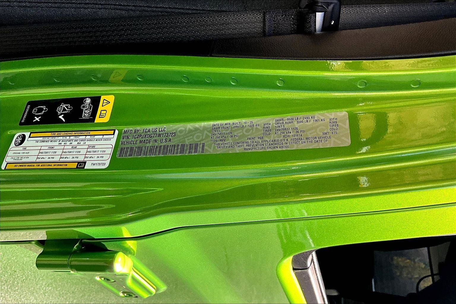 New 2026 Jeep Wrangler Sport S image 14