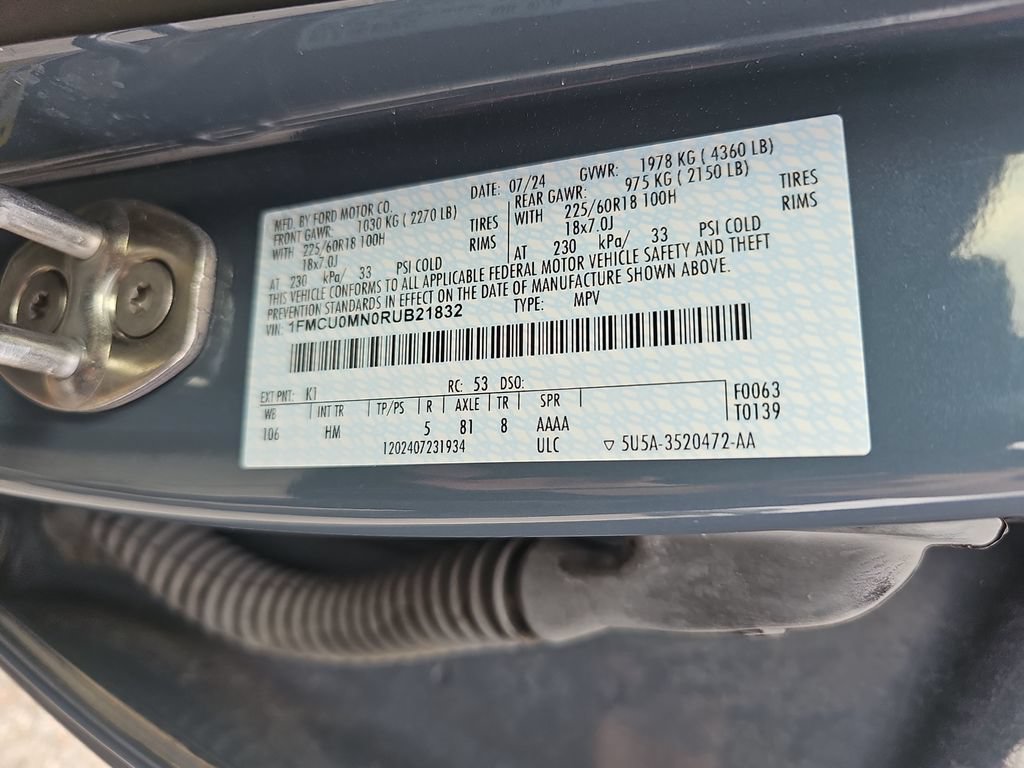Used 2024 Ford Escape ST-Line w/ Tech Pack #1 FWD image 36