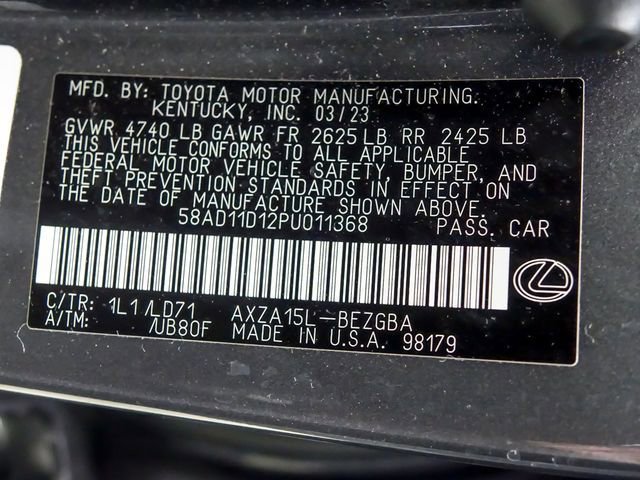 Used 2023 Lexus ES 250 w/ Premium Package AWD/4WD image 28