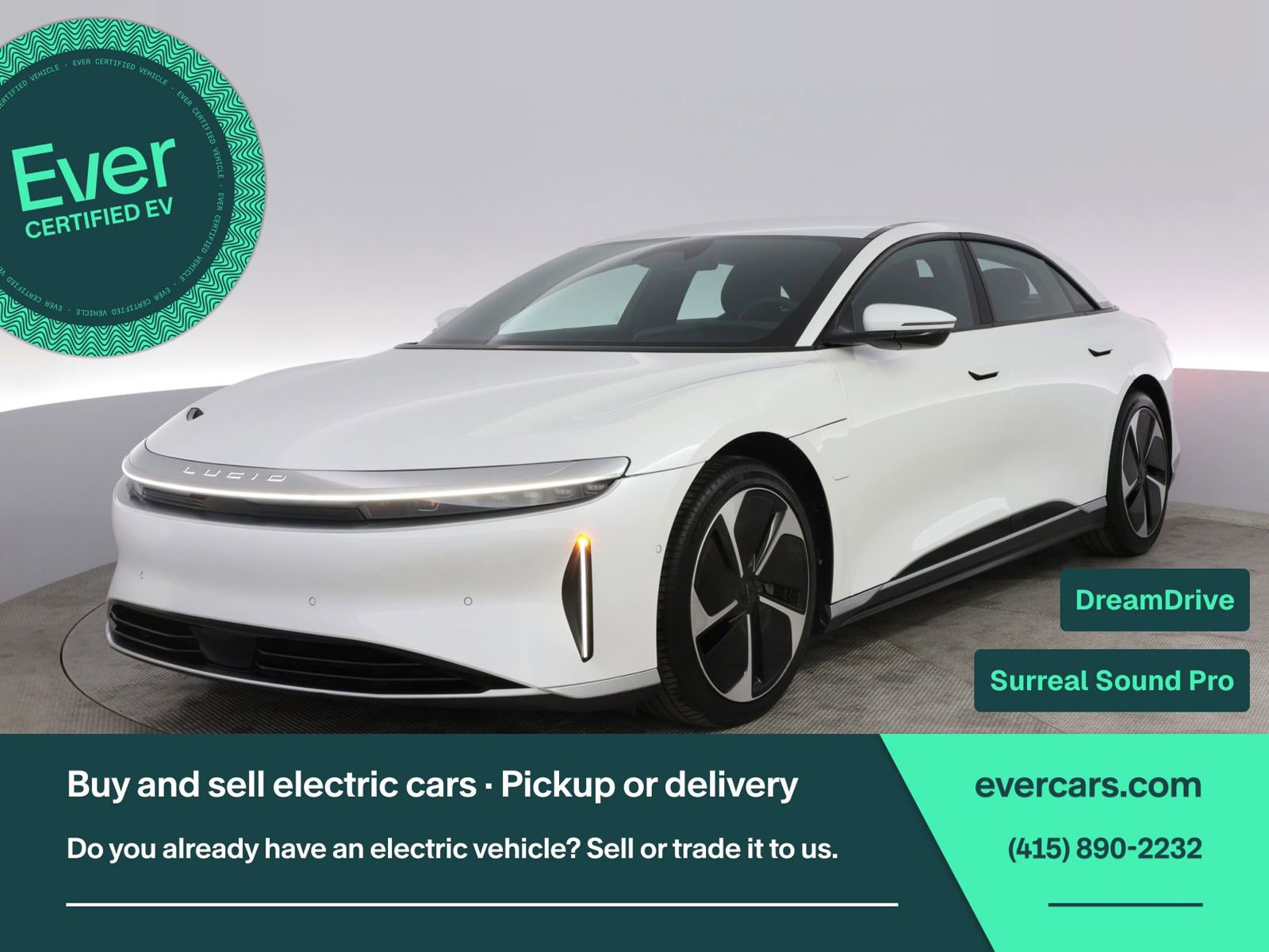 Used 2023 Lucid Air Pure AWD/4WD image 1
