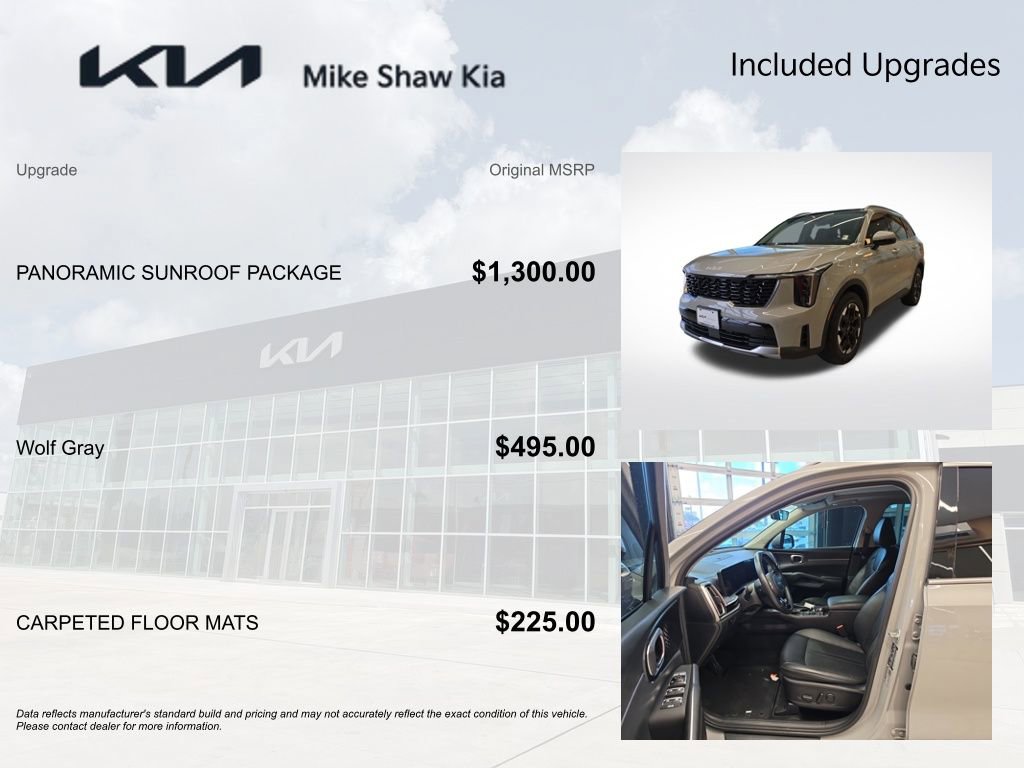 Certified 2024 Kia Sorento S w/ Panoramic Sunroof Package FWD image 6