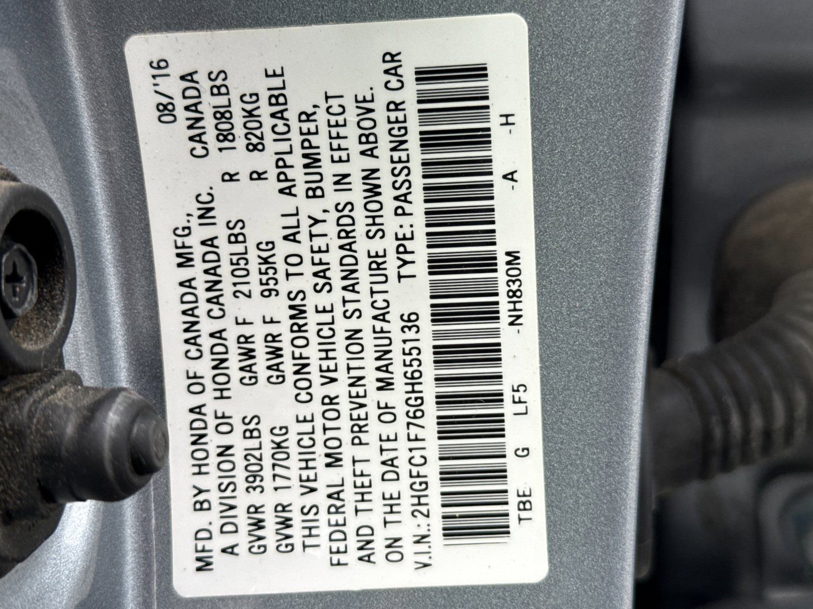 Used 2016 Honda Civic EX-L image 27
