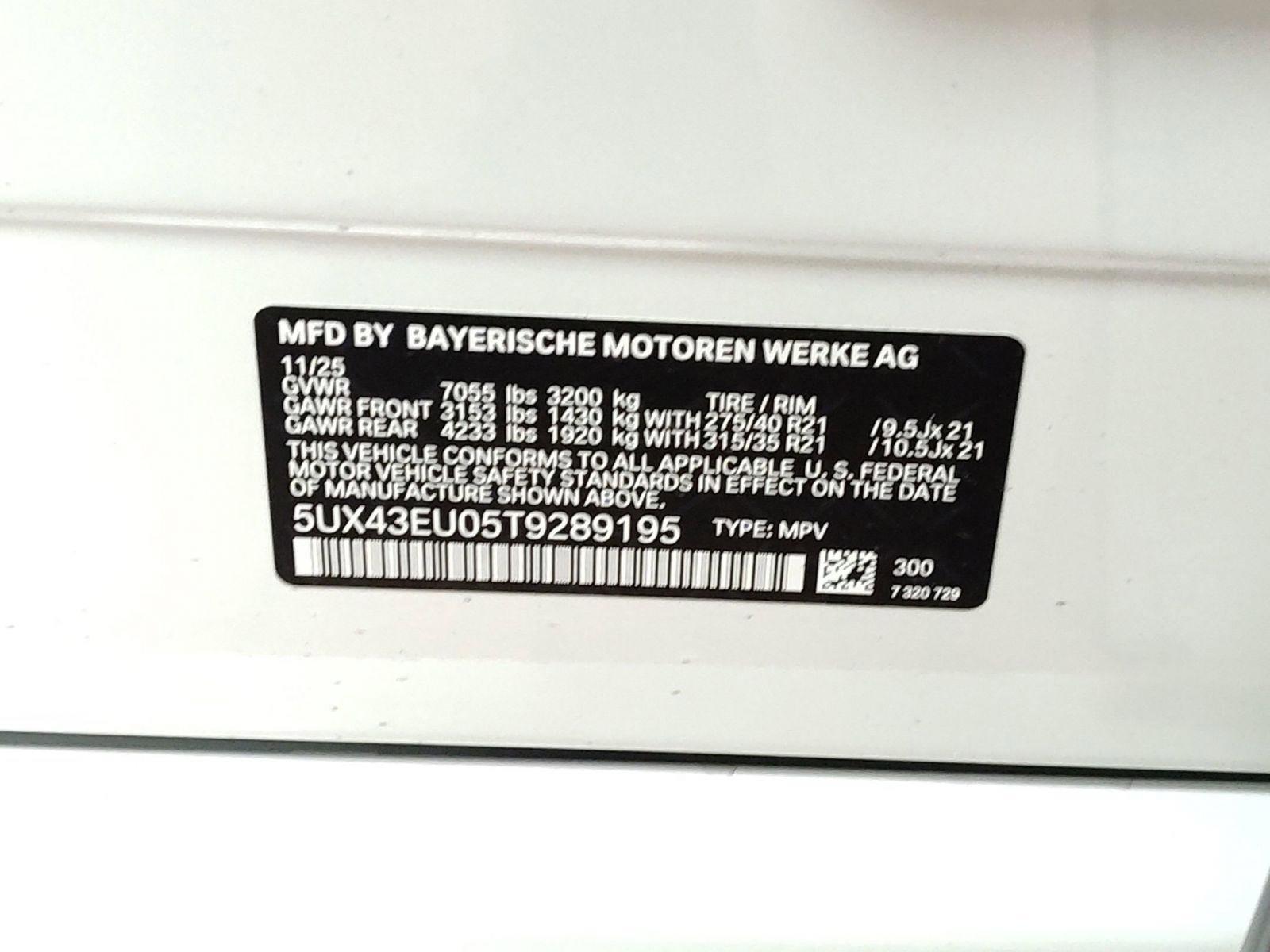 New 2026 BMW X5 xDrive50e w/ M Sport Package image 17