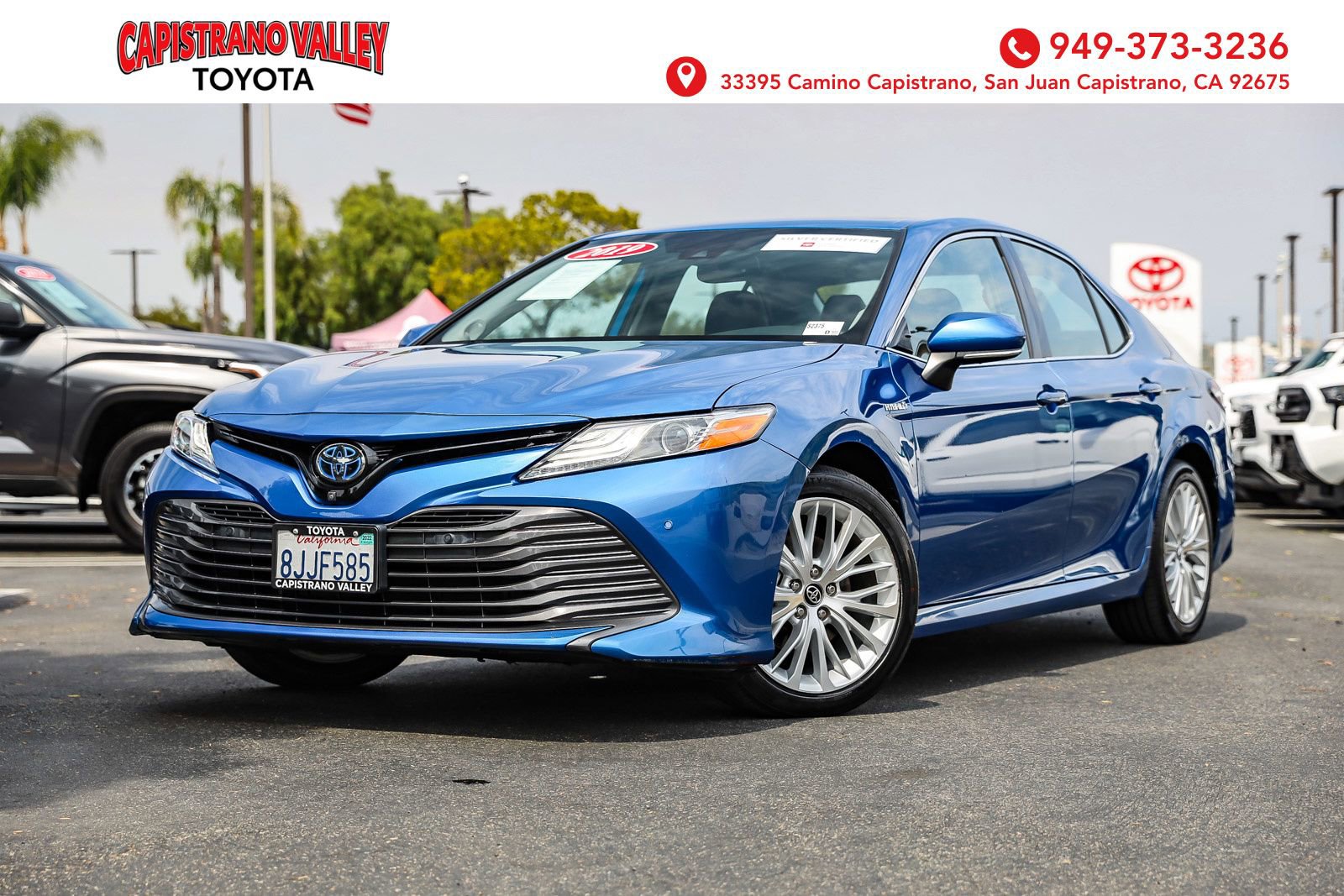 Certified 2019 Toyota Camry XLE w/ Driver Assist Package FWD image 1