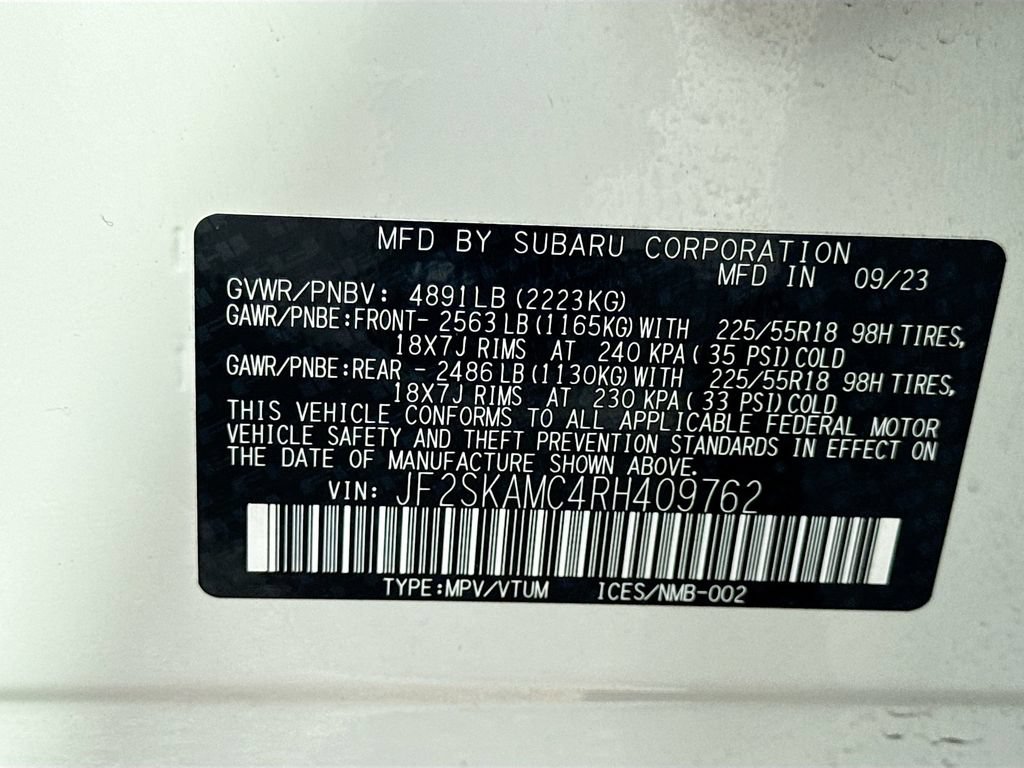 Used 2024 Subaru Forester Touring w/ POP Package 3 AWD/4WD image 42