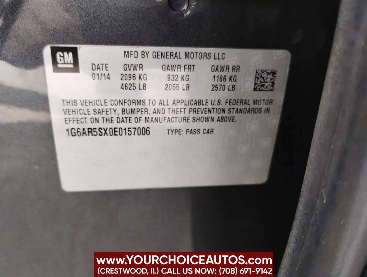 Used 2014 Cadillac CTS Luxury RWD image 16