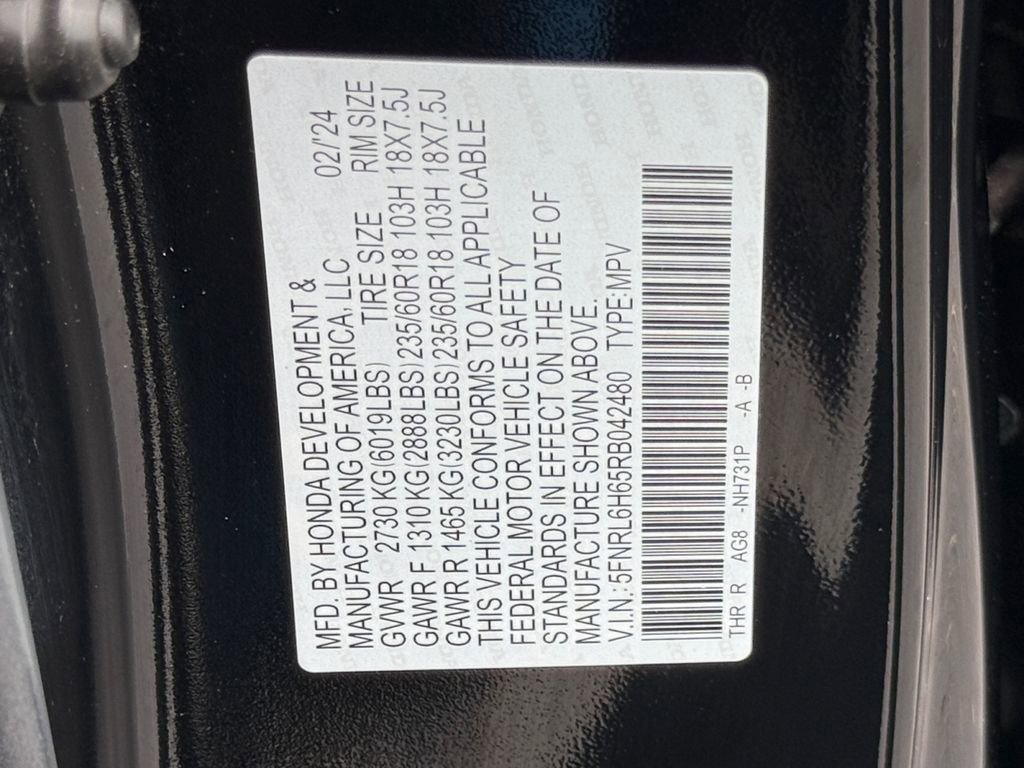 Used 2024 Honda Odyssey EX-L image 29