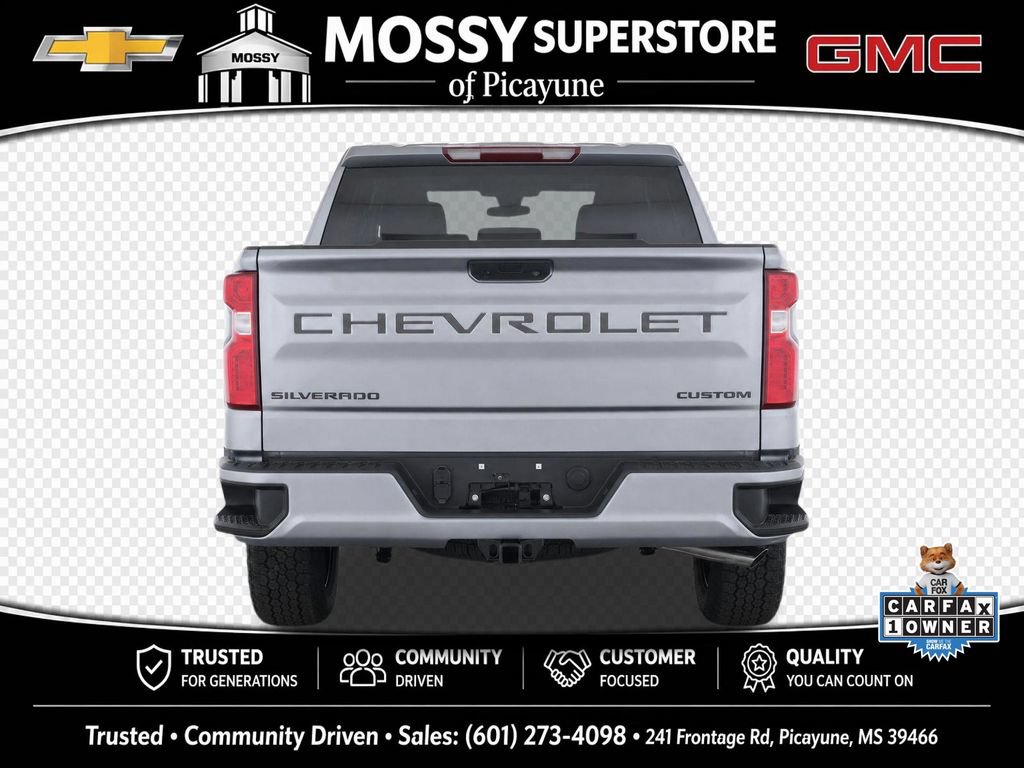 Used 2025 Chevrolet Silverado 1500 Custom w/ Turbomax Blackout Package AWD/4WD image 9