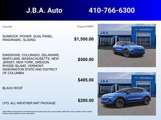 New 2026 Chevrolet Equinox EV LT w/ LPO, All-Weather Mat Package image 5