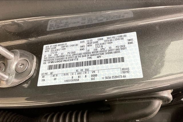Used 2022 Ford Escape SE AWD/4WD image 32
