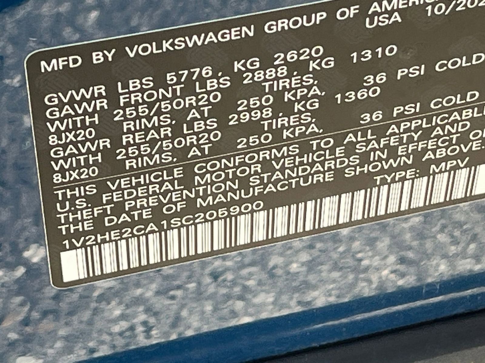 Used 2025 Volkswagen Atlas Cross Sport SE image 29