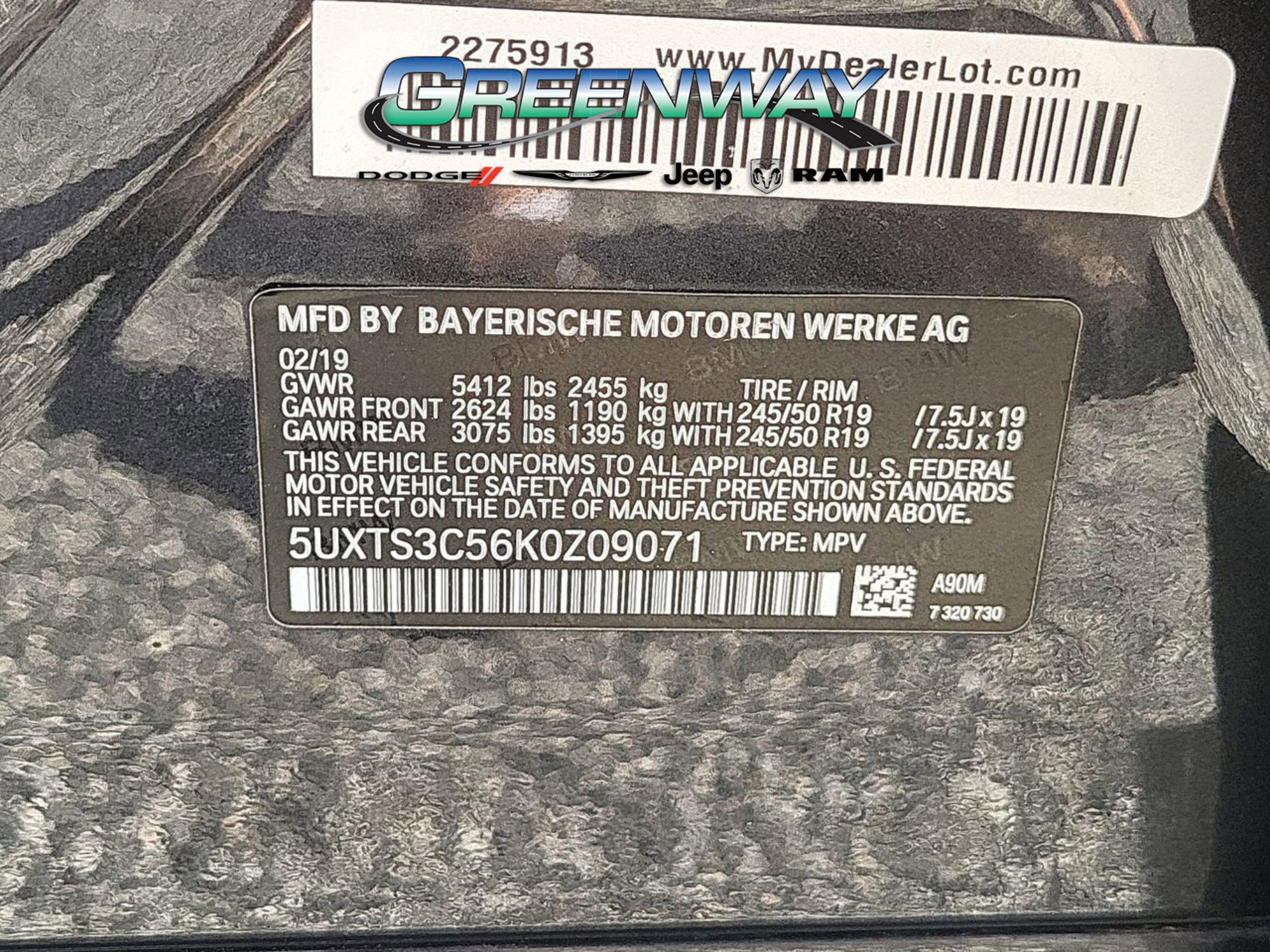 Used 2019 BMW X3 M40i w/ Premium Package image 33