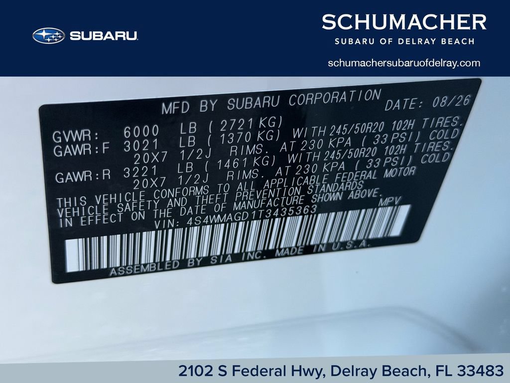 New 2026 Subaru Ascent Limited AWD/4WD image 14