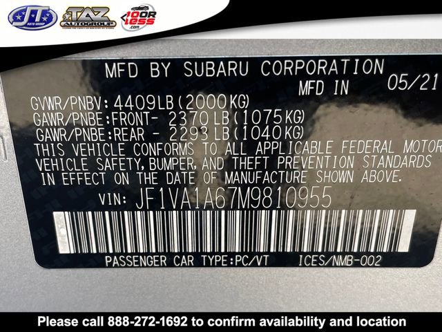Used 2021 Subaru WRX image 18