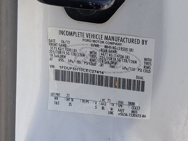 Used 2012 Ford F550 4x4 Regular Cab Super Duty w/ Payload Upgrade Pkg image 20