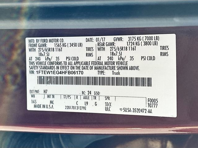 Used 2017 Ford F150 XLT w/ Equipment Group 302A Luxury image 29