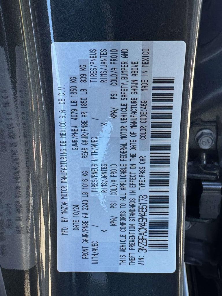 New 2025 MAZDA MAZDA3 s image 14