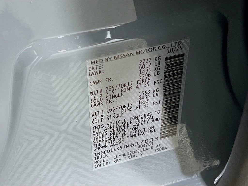 New 2026 Nissan Frontier PRO-4X image 27