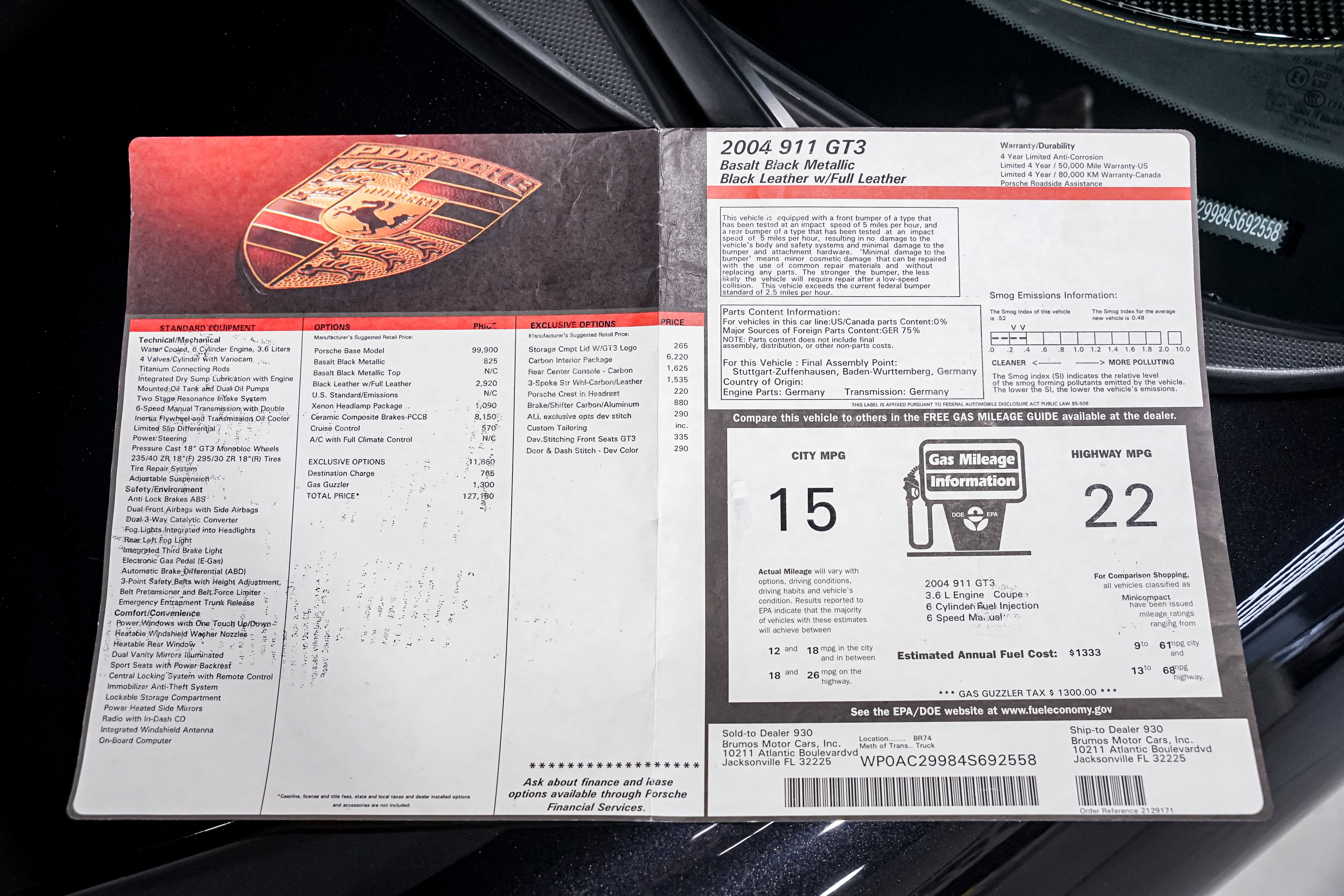 Used 2004 Porsche 911 GT3 image 56