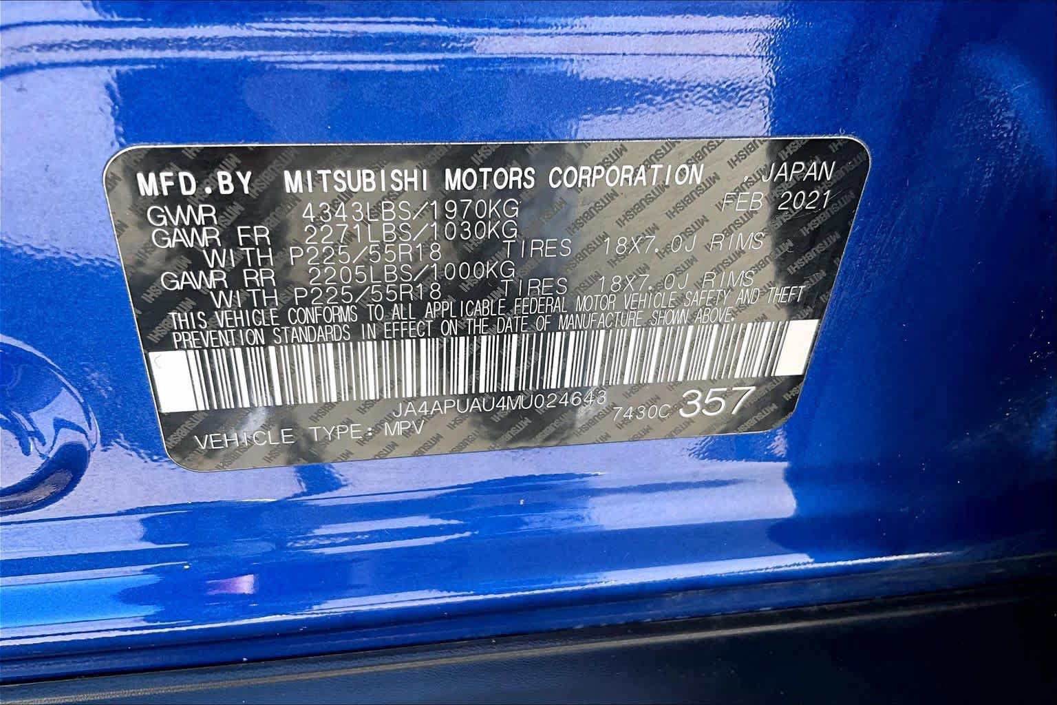 Used 2021 Mitsubishi Outlander Sport LE FWD image 33