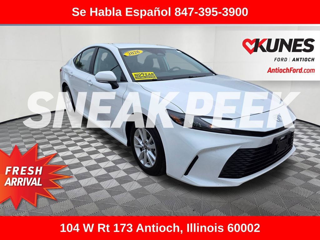 Used 2026 Toyota Camry LE FWD image 1