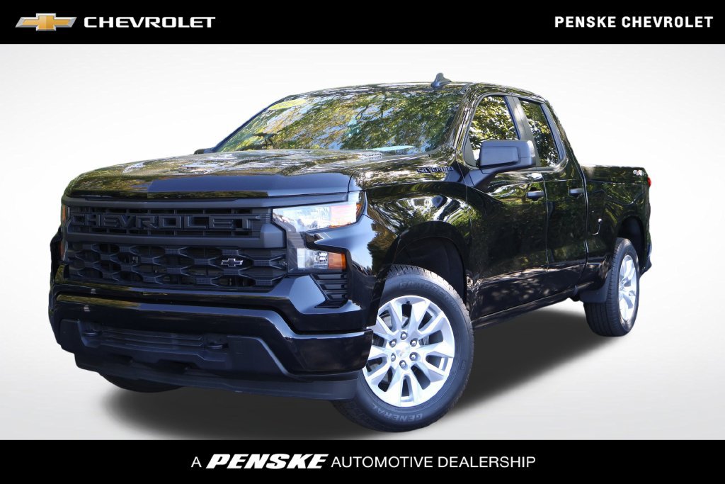 Certified 2024 Chevrolet Silverado 1500 Custom w/ LPO, Dark Essentials Package