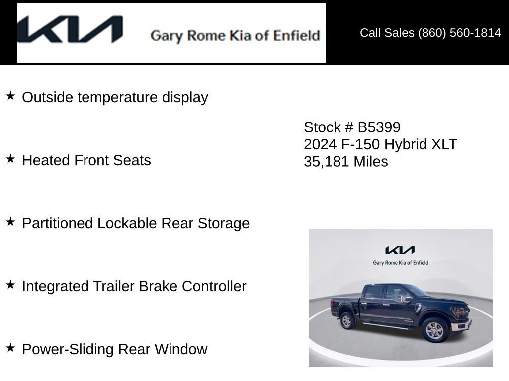 Used 2024 Ford F150 XLT w/ Equipment Group 302A MID AWD/4WD image 26