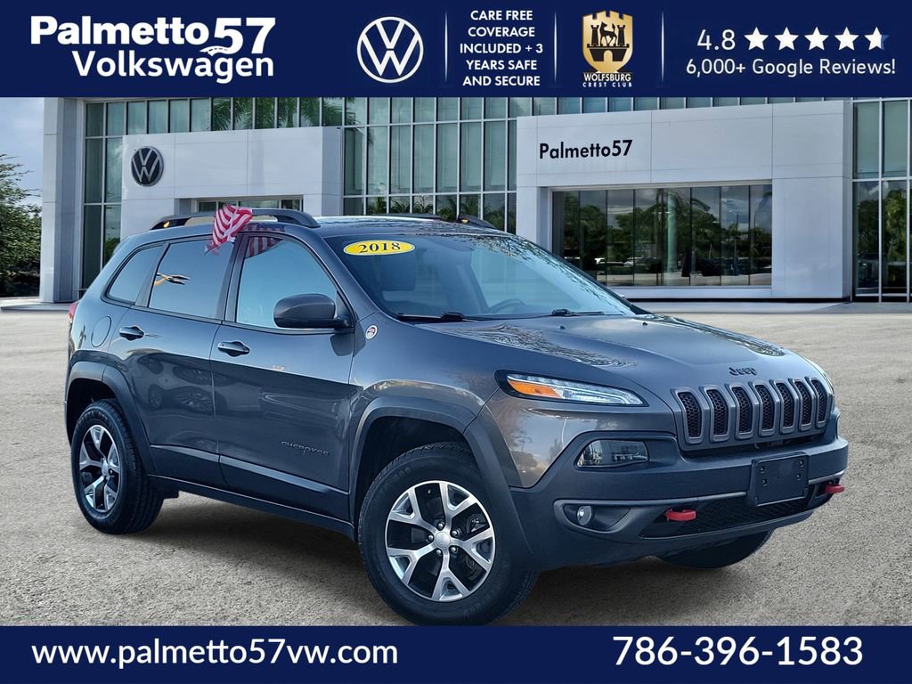 Used 2018 Jeep Cherokee Trailhawk image 1