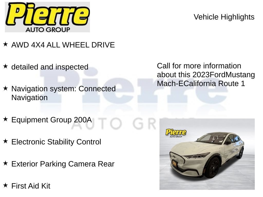 Certified 2023 Ford Mustang Mach-E California Route 1 AWD/4WD image 7
