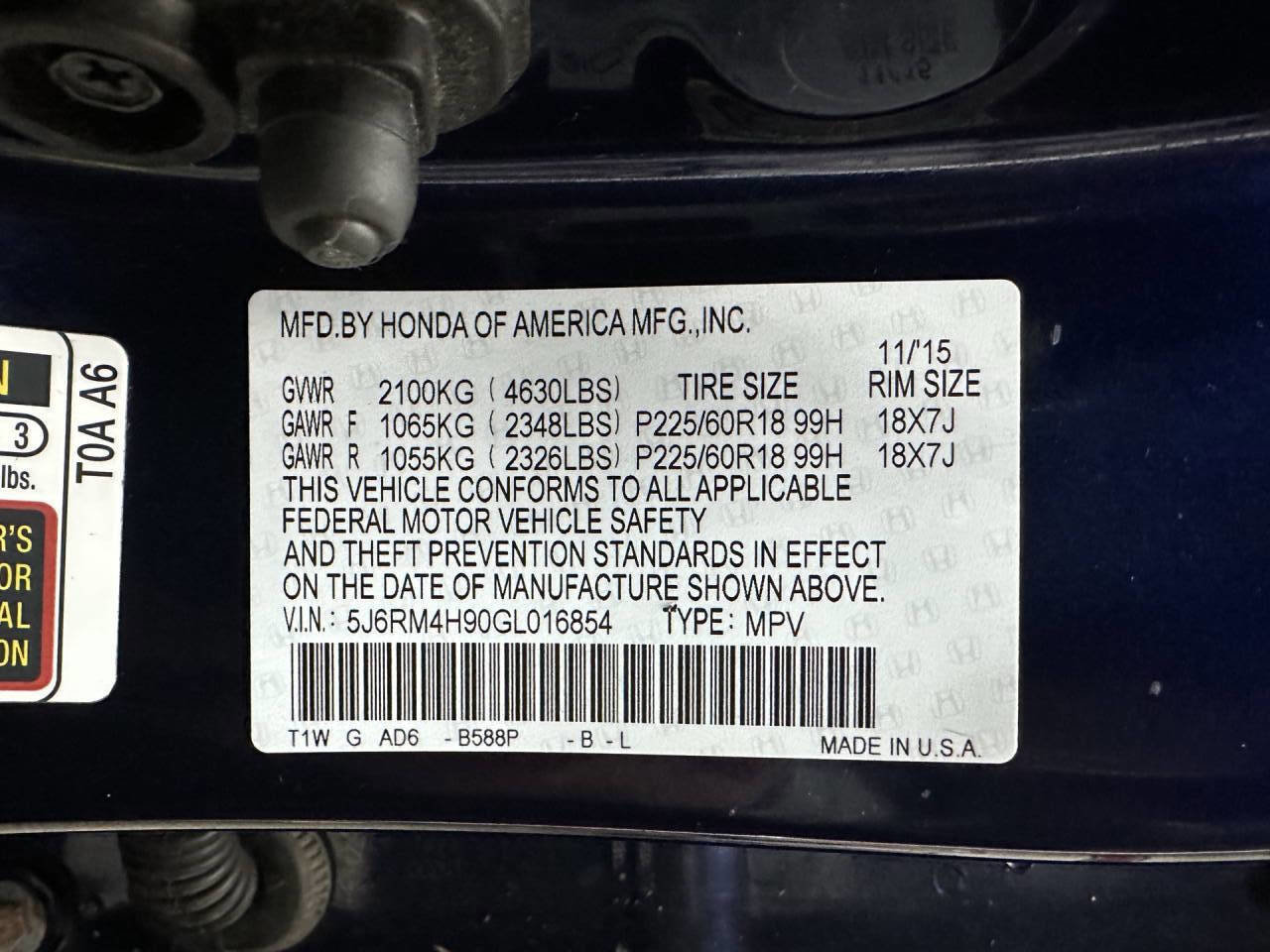 Used 2016 Honda CR-V Touring image 32