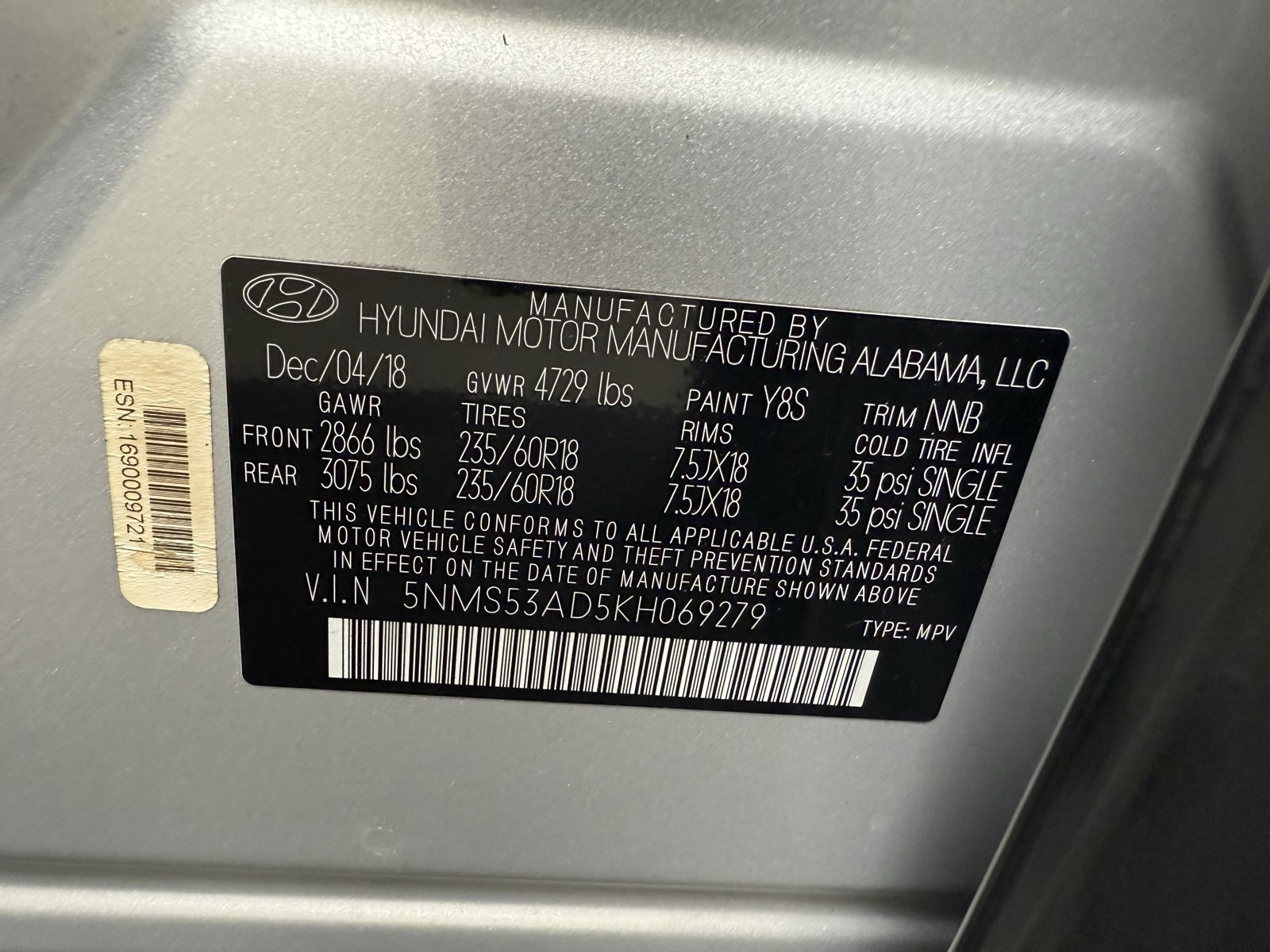 Used 2019 Hyundai Santa Fe Limited image 18