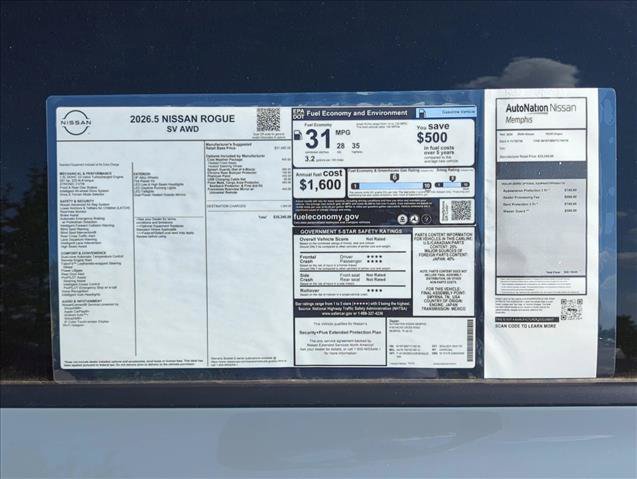 New 2026 Nissan Rogue SV w/ Cold Weather Package AWD/4WD image 22