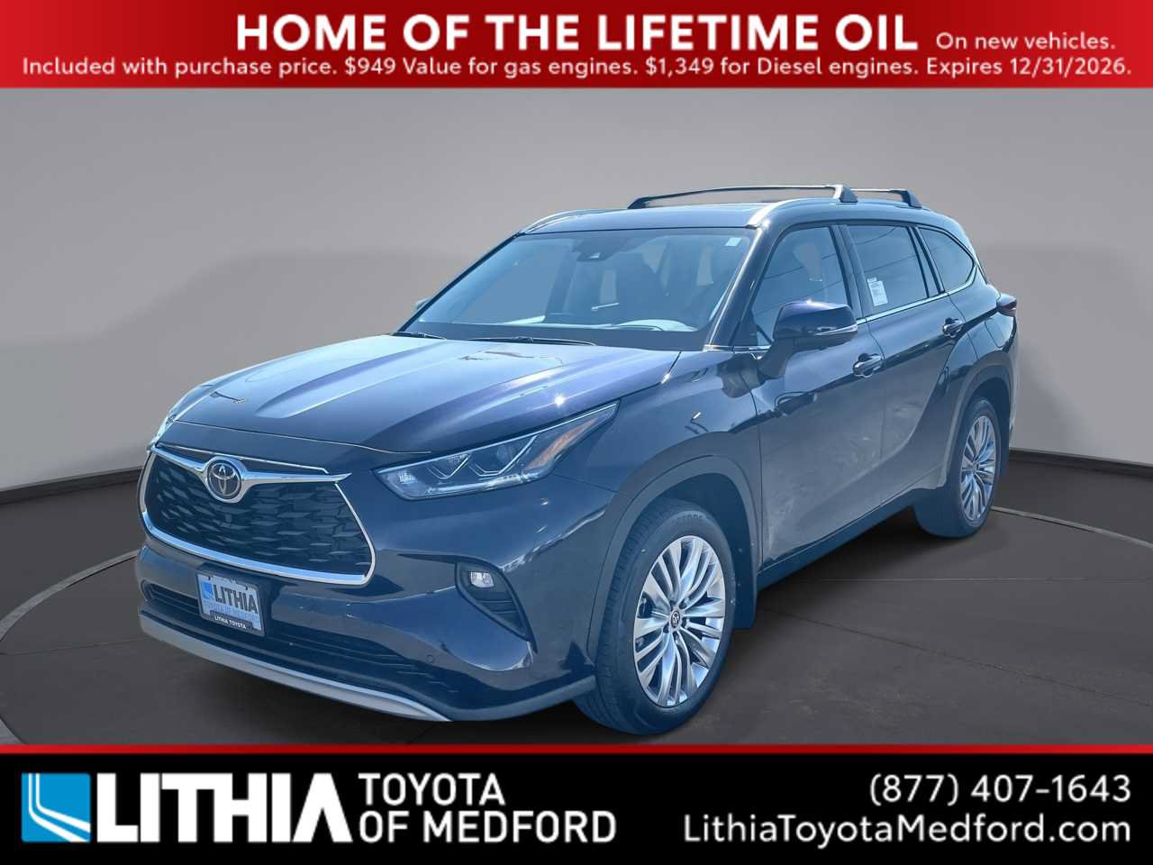 New 2026 Toyota Highlander Platinum