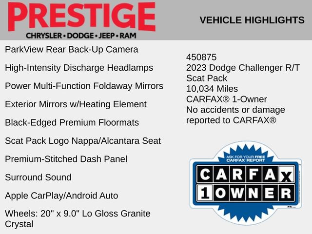 Used 2023 Dodge Challenger R/T Scat Pack w/ Plus Package image 6