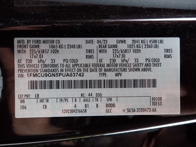 Used 2023 Ford Escape Active w/ Tech Pack #2 AWD/4WD image 14