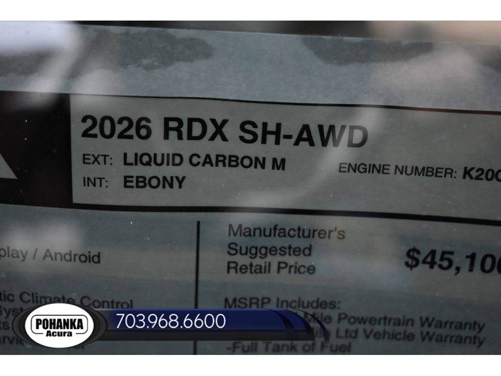 New 2026 Acura RDX SH-AWD image 36