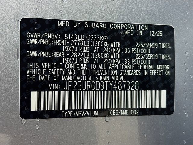 New 2026 Subaru Outback Limited XT image 33