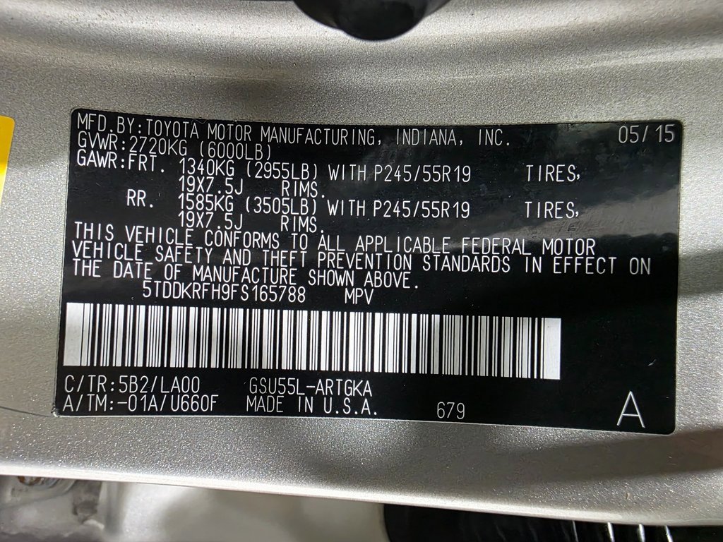 Used 2015 Toyota Highlander Limited w/ Driver Technology Package image 42