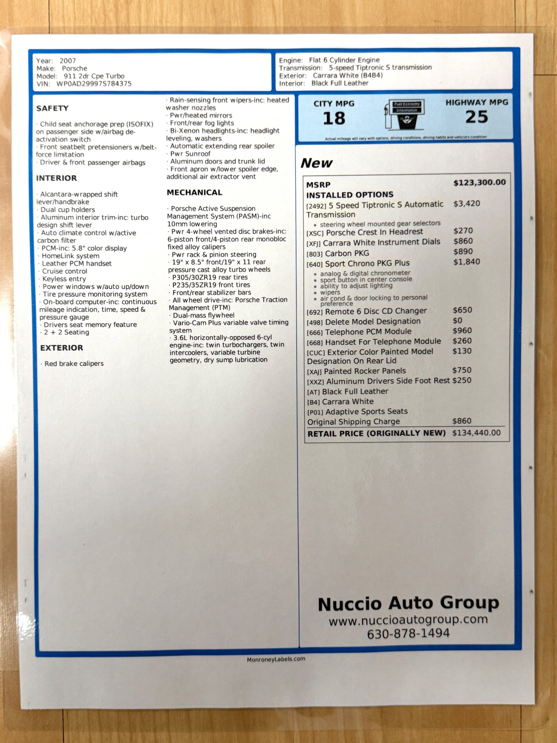 Used 2007 Porsche 911 Turbo image 22